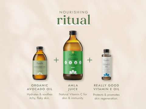 Fushi Organic Castor Oil 250 ml nourishing ritual