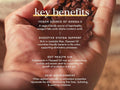 Fushi Organic Flaxseed Oil 100 ml key benefits graphic highlighting cold pressed and omega 3 rich formula
