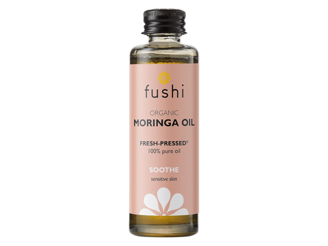 Fushi Organic Moringa Oil 50 ml front view bottle packaging