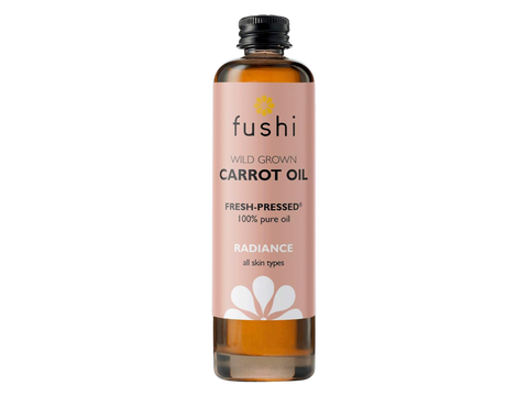 Fushi Wild Grown Carrot Oil 100 ml front view bottle packaging