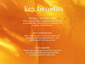 Fushi Wild Grown Carrot Oil 100 ml key benefits graphic highlighting radiance and glow enhancing properties
