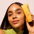 Acure Brightening Cleansing Gel gentle vegan face wash 118ml lifestyle image