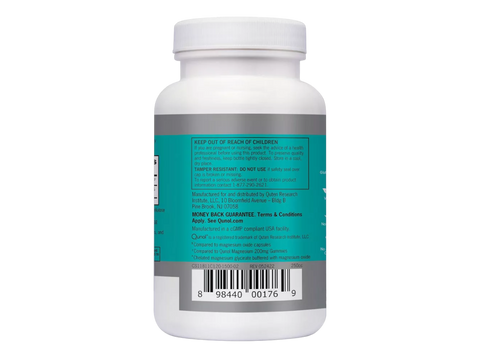 Barcode image: Qunol Magnesium Glycinate capsules barcode bottle 420mg 120 count