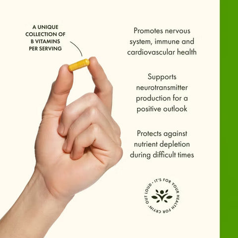 Swanson Balance B-100 Complex high potency B vitamin supplement capsule bottle front label 100 capsule