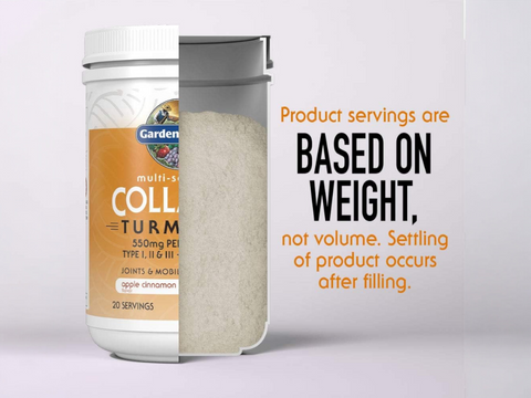 Garden of Life Collagen & Turmeric Powder, Apple Cinnamon - 220g