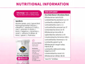 Garden of Life Microbiome Once Daily Women's Probiotic 30 Capsules side bottle packaging with key benefits detail