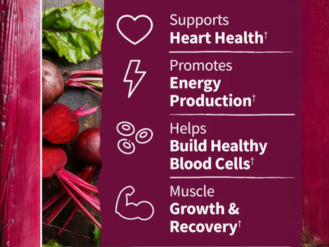 Garden of Life Organic Beet Root Gummies, Raspberry - 60 Count