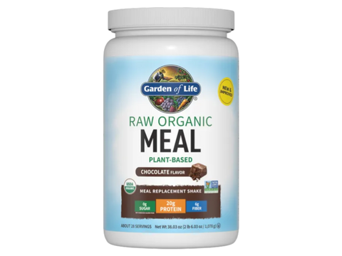 Raw Organic Meal Plant-Based Protein Chocolate 1078g