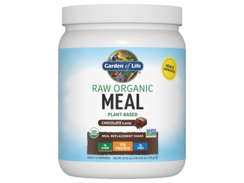 Garden of Life Raw Organic Meal Plant-Based All-In-One Protein Chocolate 539g