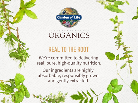 Garden of Life Organics Daily Balance - Adaptogenic Herbs & B Vitamins - 120 Tablets