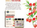 Garden of Life Organics Gelatinised Peruvian Maca Root Powder 225g side tub packaging with key benefits detail