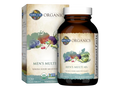 Garden of Life Organics Men's Multi 40+ Whole Food Tablets front bottle packaging showing product name and branding- 120 tablets