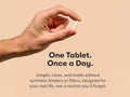 Garden of Life Organics Once Daily Whole Food Multivitamin Vegan Tablet for Men how to use dosage instructions label
