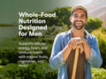 Garden of Life Organics Once Daily Whole Food Multivitamin Vegan Tablet for Men ingredients information label