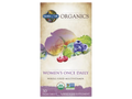 Garden of Life Organics Once Daily Whole Food Multivitamin Vegan Tablet for Women bottle front label packaging- 30 tablets