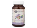 Garden of Life Organics Prenatal Once Daily with Folate and Iron Vegan Tablets bottle front label packaging- 90 vegan tablets