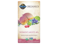 Garden of Life Organics Vegan Multivitamin Tablets for Women 40 Plus with B12 and Iron bottle front label packaging- 120 tablets