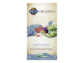 Garden of Life Organics Whole Food Multivitamin for Men Vegan Tablets bottle front label packaging- 60 vegan tablets