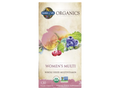 Garden of Life Organics Women's Multivitamin Whole Food 60 Tablets front bottle packaging showing product name and branding