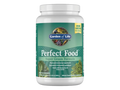 Garden of Life Perfect Food Super Greens Formula Powder front tub packaging showing product name and branding- 600g