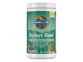 Garden of Life Perfect Food Super Greens Formula Powder front tub packaging showing product name and branding- 300g