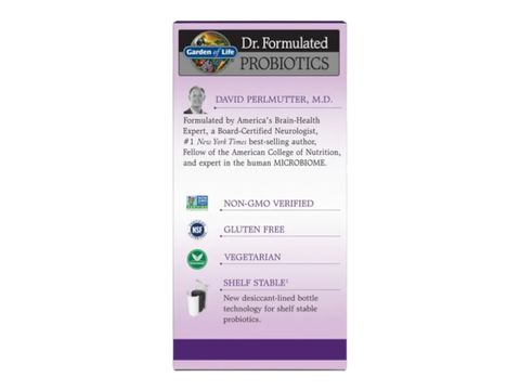 Garden of Life Probiotics Mood Plus 50 Billion CFU and Ashwagandha 60 Veggie Caps ingredients information label