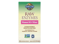 Garden of Life RAW Enzymes Women 50+ Digestive Enzymes 90 Capsules front bottle packaging showing product name and branding