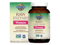 Garden of Life RAW Enzymes for Women 22 Enzymes with Probiotics 90 Veg Caps front bottle packaging showing product name and branding