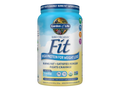 Garden of Life RAW Organic Fit Vegan Protein Shake Powder front tub packaging showing product name and branding- vanilla flavor