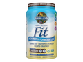 Garden of Life RAW Organic Fit Vegan Protein Shake Powder front tub packaging showing product name and branding- chocolate flavor