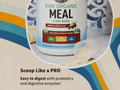 Garden of Life RAW Organic Meal Shake Plant Protein Powder 1064g scoop with plant protein powder next to tub