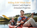 Garden of Life RAW Vitamin C 500 mg with Probiotics 60 Capsules with key benefits detail