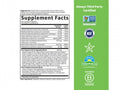 Garden of Life Raw B Complex Vitamin Vegan Capsules with Probiotics supplement facts nutrition information panel