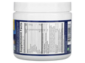 Supplement facts label  and barcode for Super Seed powder with fiber and protein.