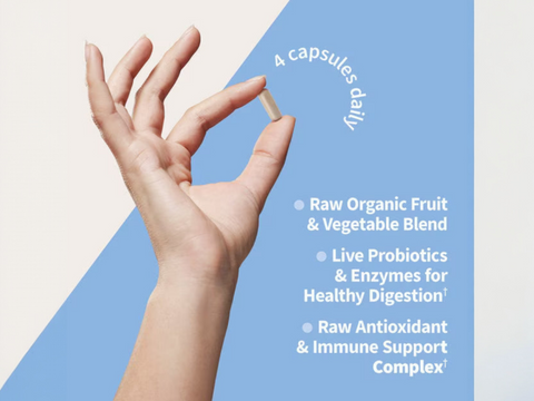 Garden of Life Vitamin Code Men's 50 Plus Multi with Probiotics and CoQ10 capsules product view