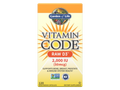 Garden of Life Vitamin Code Raw D3 2000 IU with Chlorella and Enzymes bottle front label packaging- 120 capsules