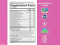 Garden of Life Vitamin Code Women's 50 Plus Multi with Probiotics and CoQ10 supplement facts nutrition information panel