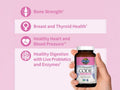 Garden of Life Vitamin Code Women's 50 Plus Multi with Probiotics and CoQ10 supplement facts nutrition information panel