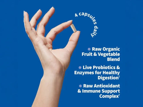 Garden of Life Vitamin Code for Men Whole Food Multivitamin Vegan Caps how to use dosage instructions label