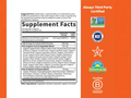 Garden of Life Vitamin D3 5000 IU Whole Food 60 Veg Capsules supplement facts nutrition information panel