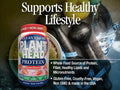 Genceutic Naturals Plant Head Vegan Protein Powder Strawberry - 780g