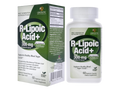 Genceutic Naturals R-Lipoic Acid 300mg capsules bottle & box front label 60 capsules