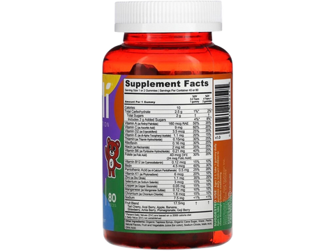 Supplement bottle with label showing 'Supplement Facts' on a white background