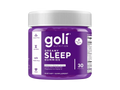 Purple container of Goli Dreamy Sleep Gummies on a white background