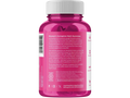 Pink bottle of Women's Complete Multi Gummies on a white background