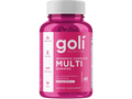 Pink bottle of Goli Nutrition Women's Complete Multi Gummies on a white background