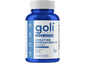 Blue bottle of goli Nutrition Creatine Monohydrate Gummies on a white background