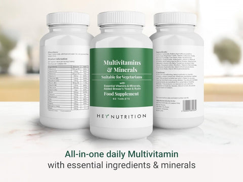 Hey Nutrition Advanced Daily Multivitamin & Minerals - 60 Tablets