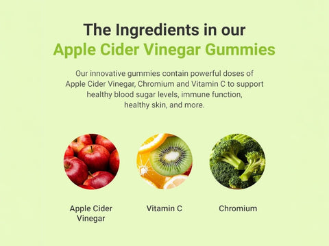 Hey Nutrition Apple Cider Vinegar Gummies - 60 Count