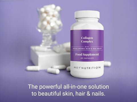 Hey Nutrition Collagen Complex, Biotin & Vitamin C - 60 Capsules